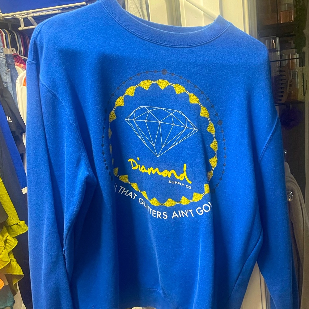 Diamond Supply Co. sweater 
Size medium Men’s 
Used but still in good condition